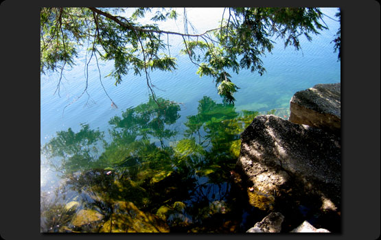 Reflections on Lake Minnewaska